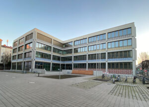 Der Neubau der Bergmannkiez-Schule in der Nostitzstraße